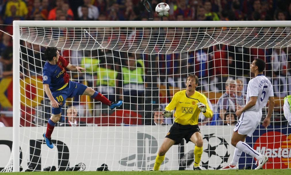 Roma, 27 maggio 2009. Finale Champions Barcellona-Manchester United 2-0. (Reuters)